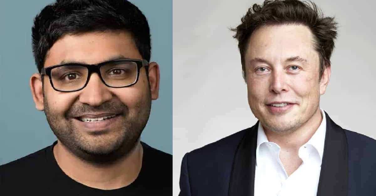 Parag Agrawal And Elon Musk