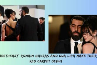 'Sweetheart' Romain Gavras And Dua Lipa Make Their Red Carpet Debut