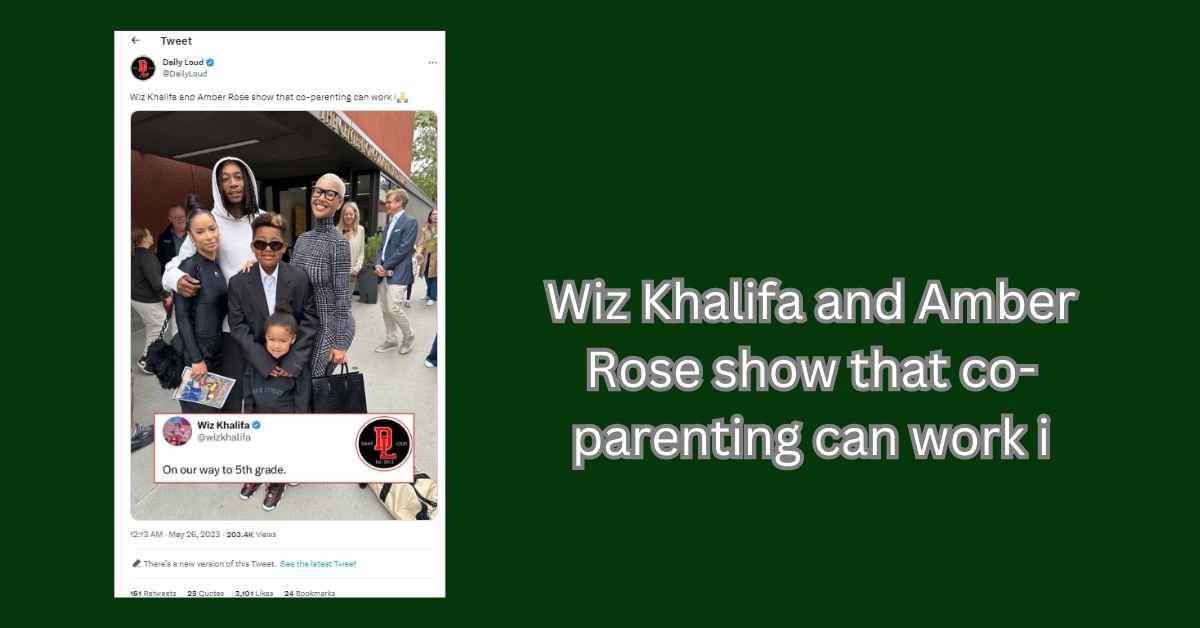 Wiz Khalifa and Amber Rose show that co-parenting can work i