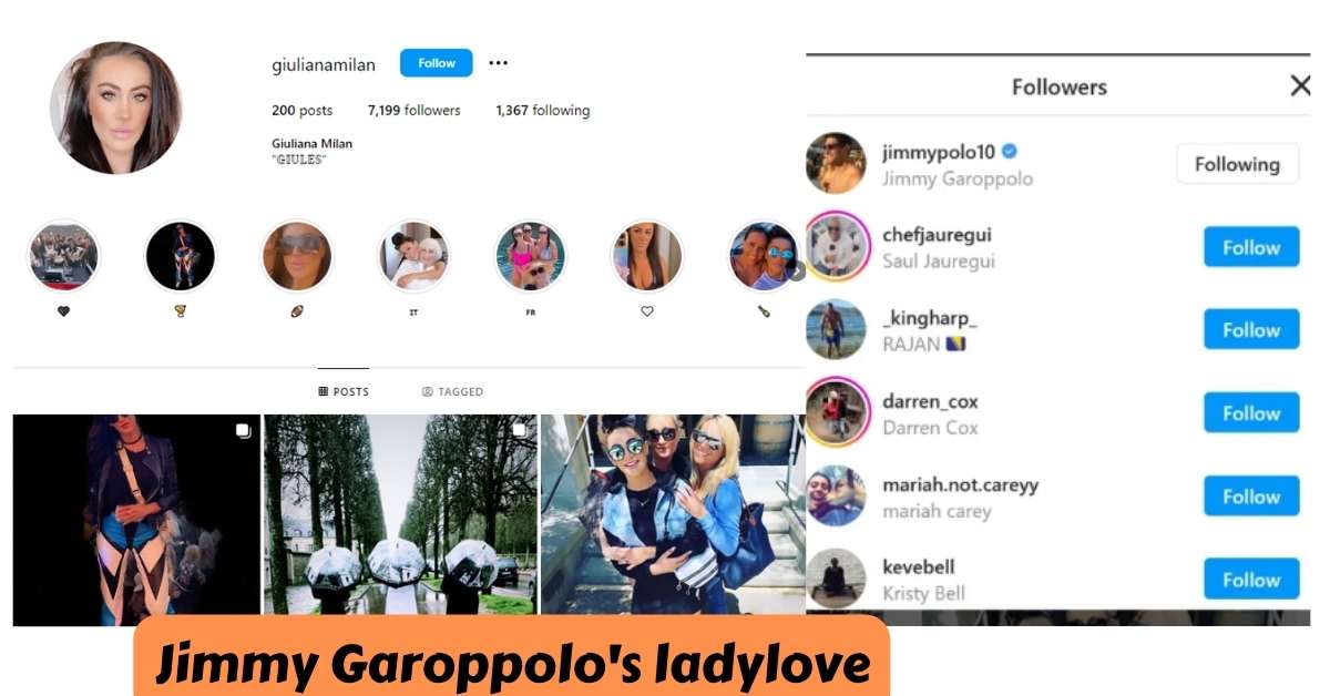 Jimmy Garoppolo's ladylove