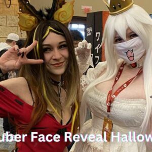Sinder VTuber Face Reveal Halloween party