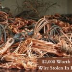 $2,000 Worth Of Copper Wire Stolen In Lake County