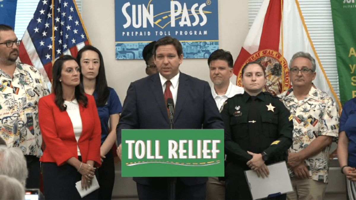 DeSantis Announces Florida Toll Relief Program For Second Year