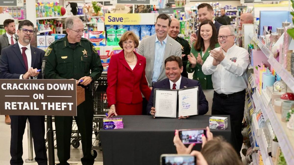 Gov. DeSantis Signs A New Retail Theft Law And Porch Piracy