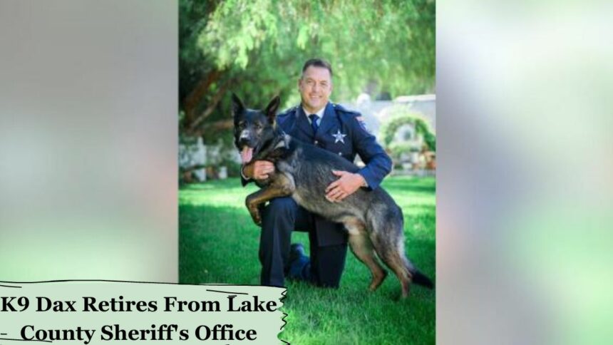 K9 Dax Retires From Lake County Sheriff's Office