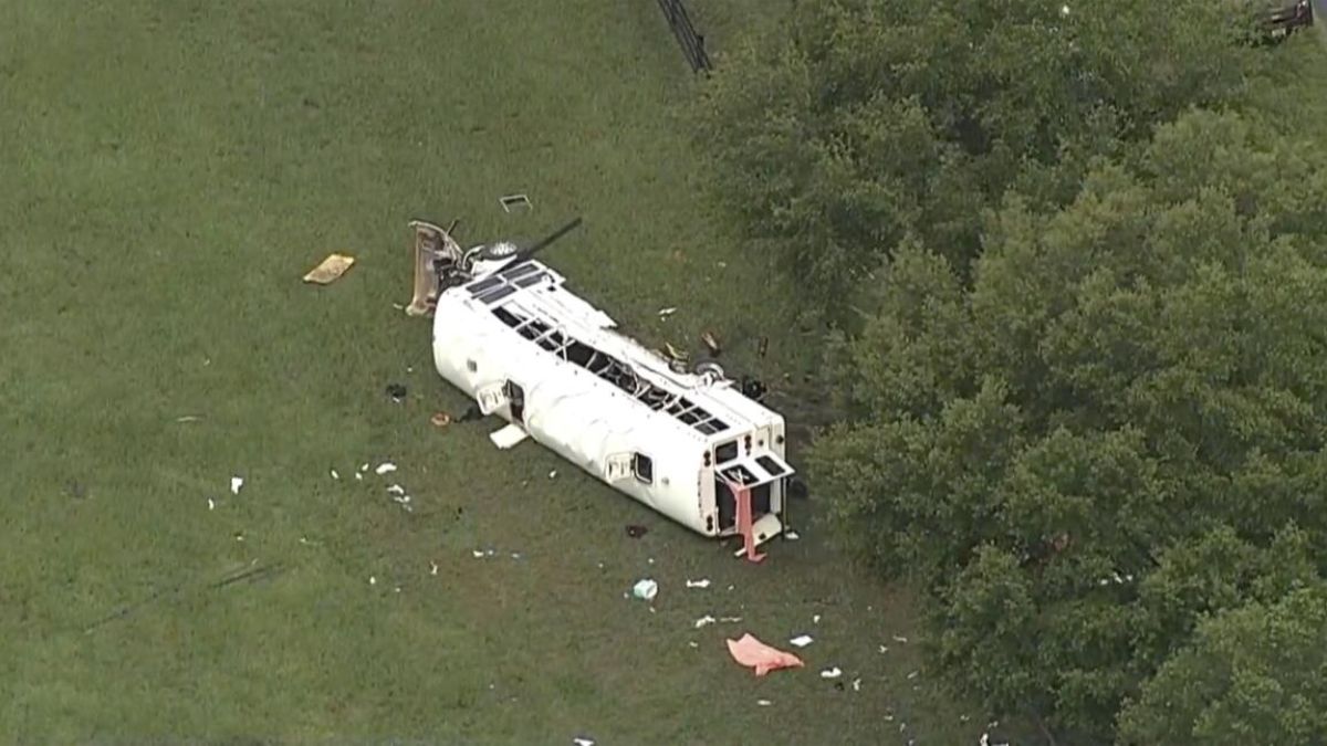 Eight Migrant Farm Workers Killed In Bus Crash