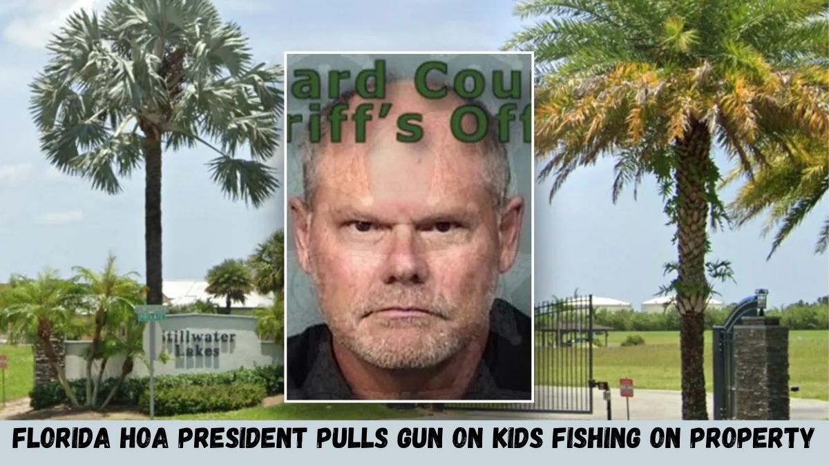 Florida HOA President Pulls Gun On Kids Fishing On Property