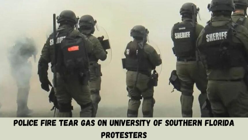 Police Fire Tear Gas On University Of Southern Florida Protesters